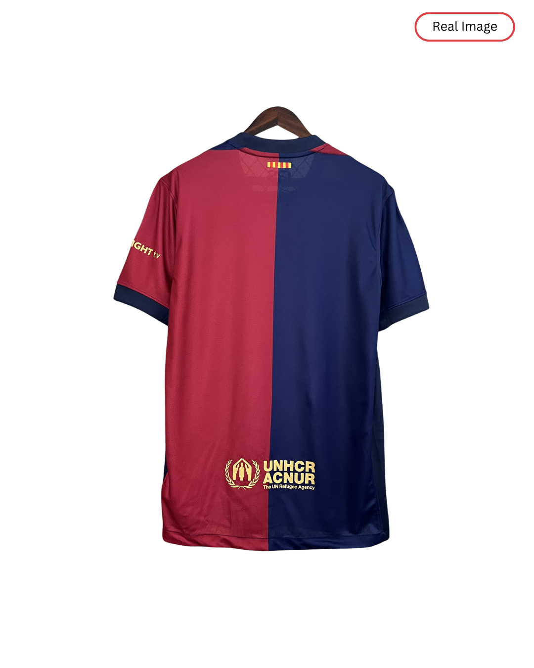 Barcelona 2024/25 Jersey Home Edition - Spotify Logo and Text