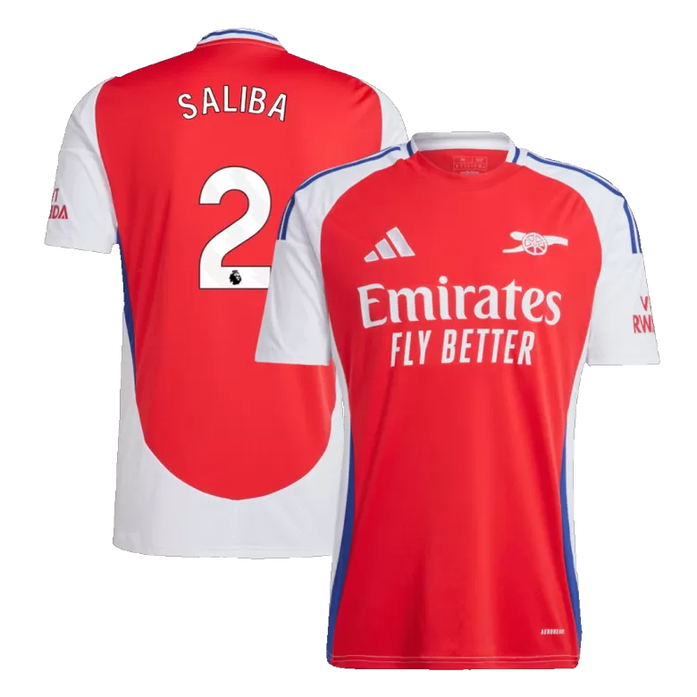 Arsenal SALIBA #2 2024/25 Jersey Home Edition
