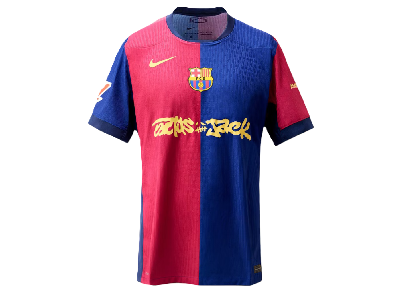 Barcelona LAMINE YAMAL #19 2024-25 Jersey Home Edition- TRAVIS SCOTT