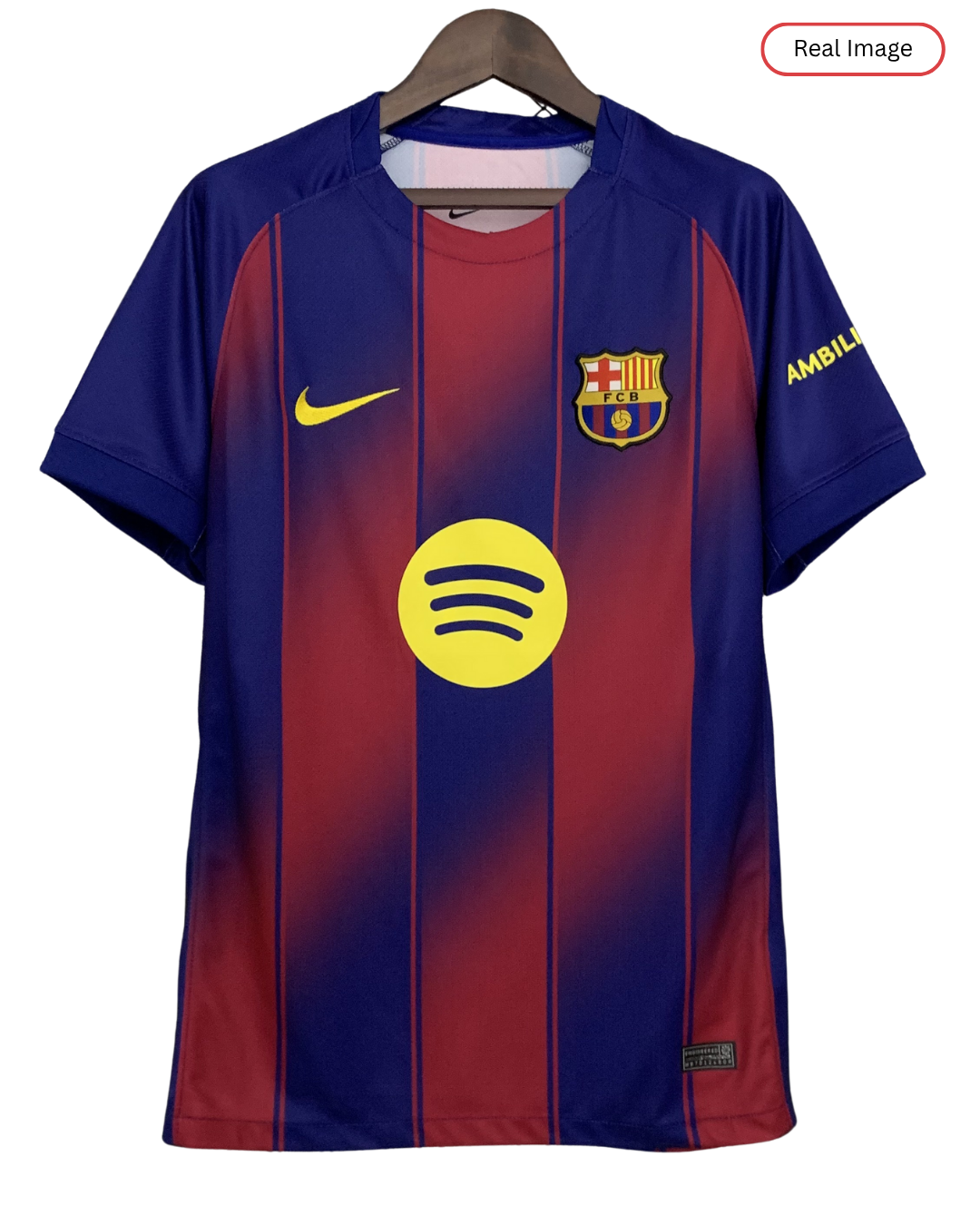 Barcelona F. DE JONG #21 2025/26 Jersey Home Edition - Spotify Logo Only