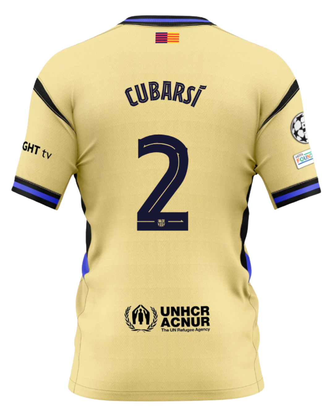 Barcelona CUBARSI #2 2025/26 Jersey Away Edition Kobe Bryant - Spotify Logo Only