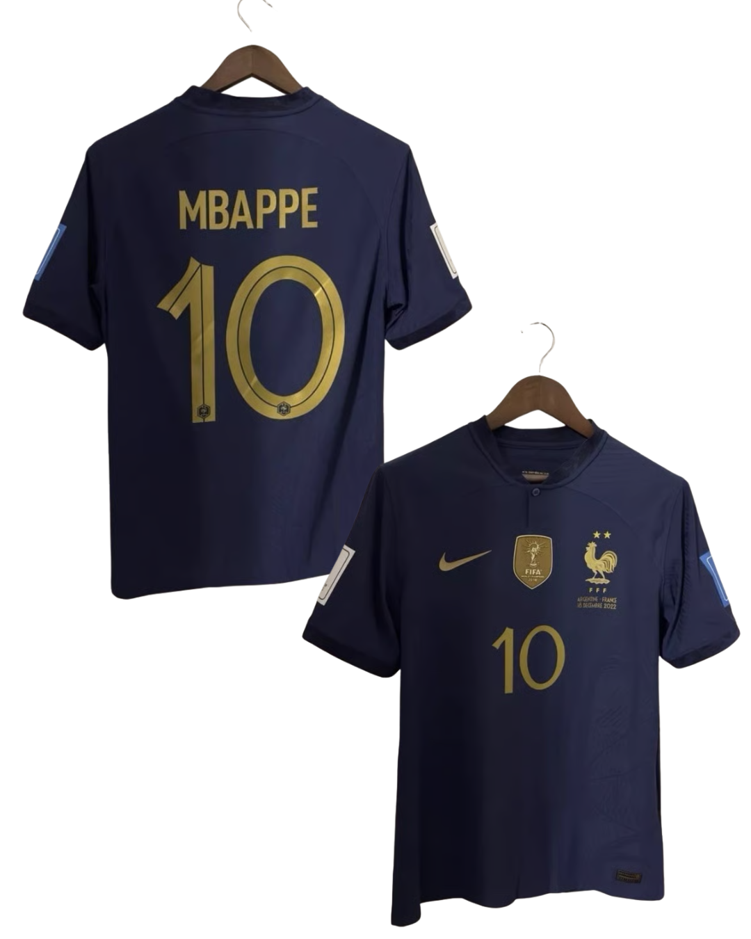 France MBAPPE #10 2022 Jersey Home Edition - World Cup Badge