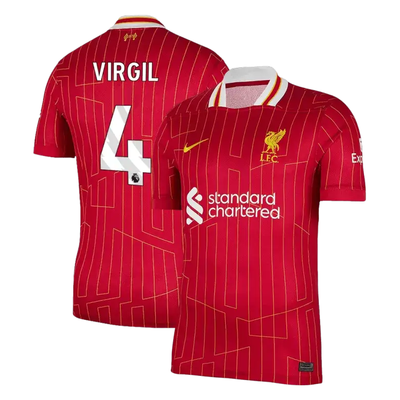 Liverpool VIRGIL #4 2024/25 Jersey Home Edition