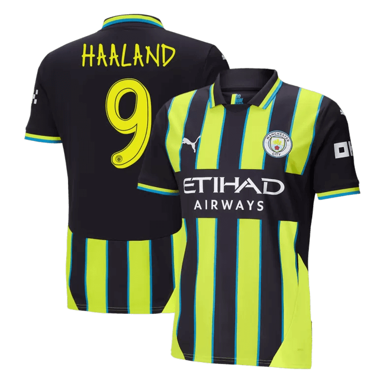 Fans Galaxy | Manchester City HAALAND #9 2024/25 Jersey Away Edition - UCL | €29.50
