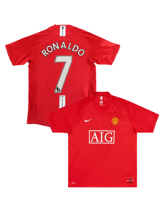 Manchester United RONALDO #7 2007/08 Jersey Home Edition - Retro