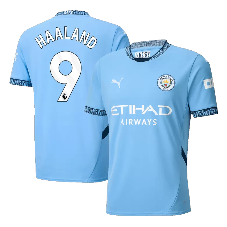 Fans Galaxy | Manchester City HAALAND #9 2024/25 Jersey Home Edition | €29.50
