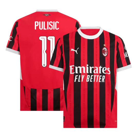 AC Milan PULISIC #11 2024/25 Jersey Home Edition