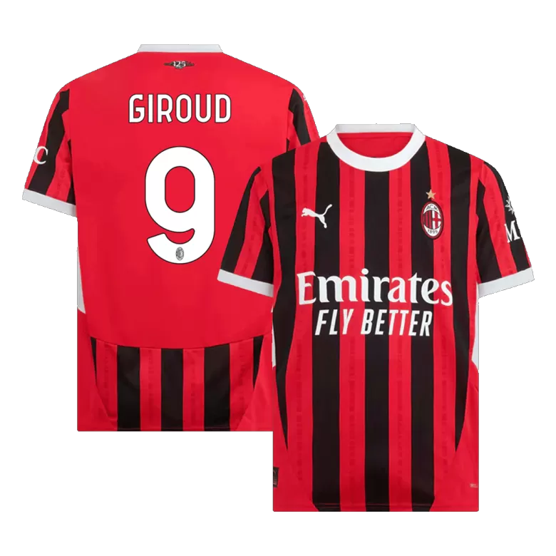 AC Milan GIROUD #9 2024/25 Jersey Home Edition