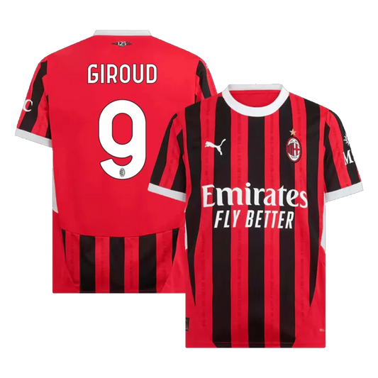 AC Milan GIROUD #9 2024/25 Jersey Home Edition