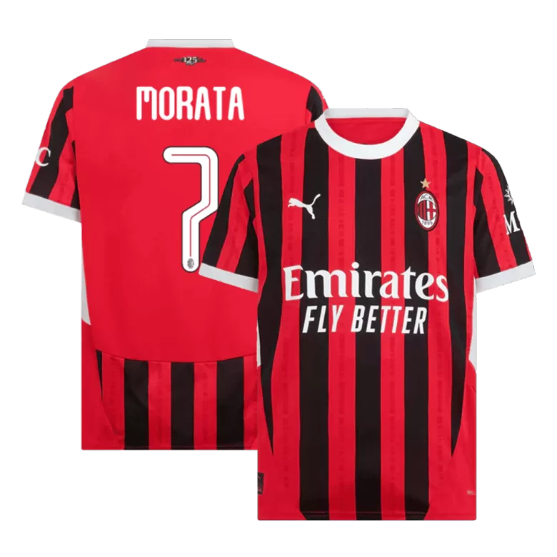 AC Milan MORATA #7 2024/25 Jersey Home Edition