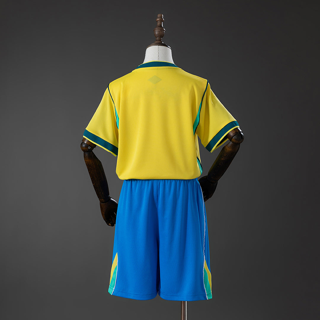 Kids Brazil 2026 World Cup Home Jersey - Back