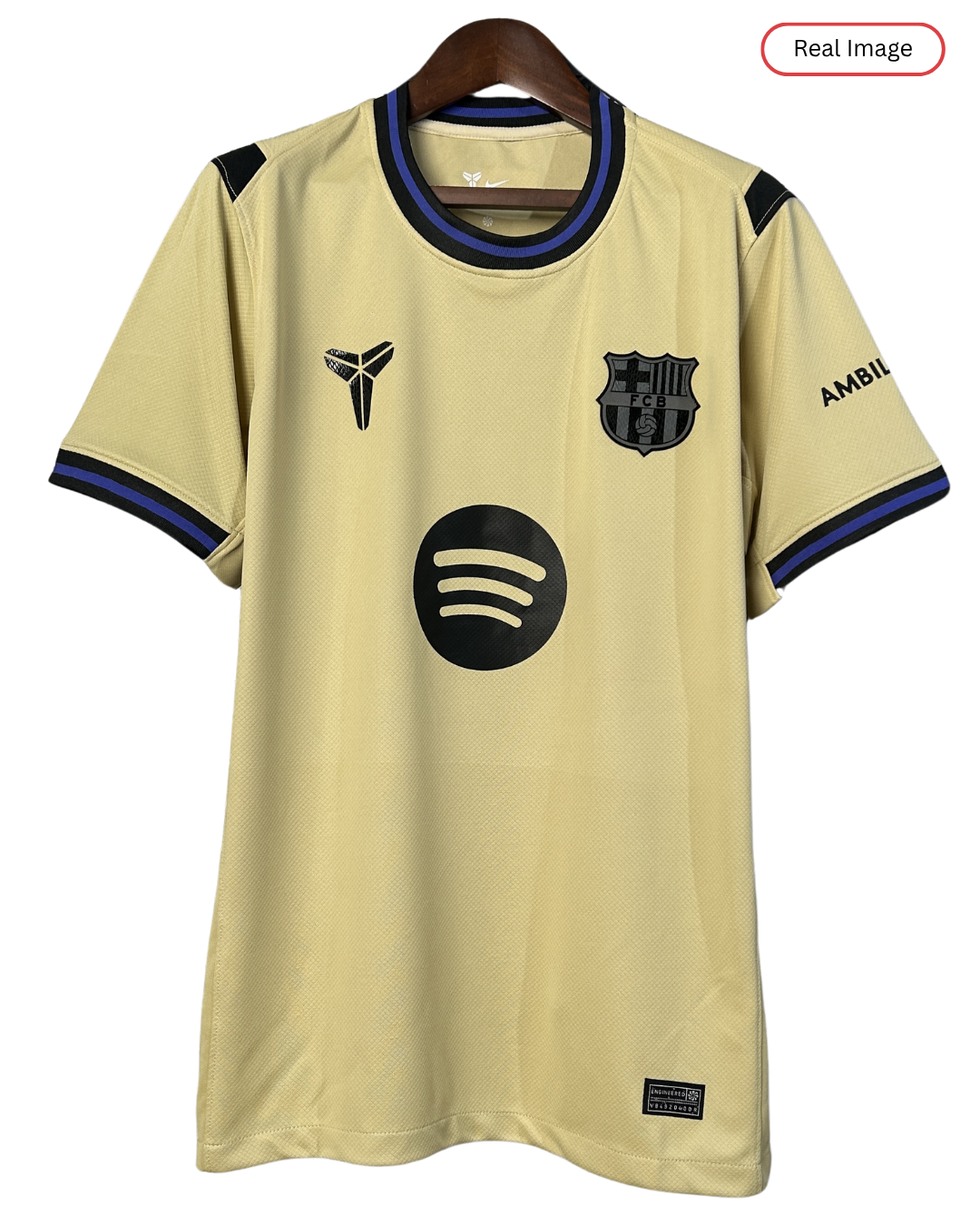 Barcelona GAVI #6 2025/26 Jersey Away Edition Kobe Bryant - Spotify Logo Only