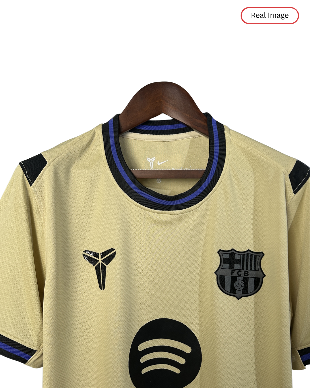 Barcelona GAVI #6 2025/26 Jersey Away Edition Kobe Bryant - Spotify Logo Only
