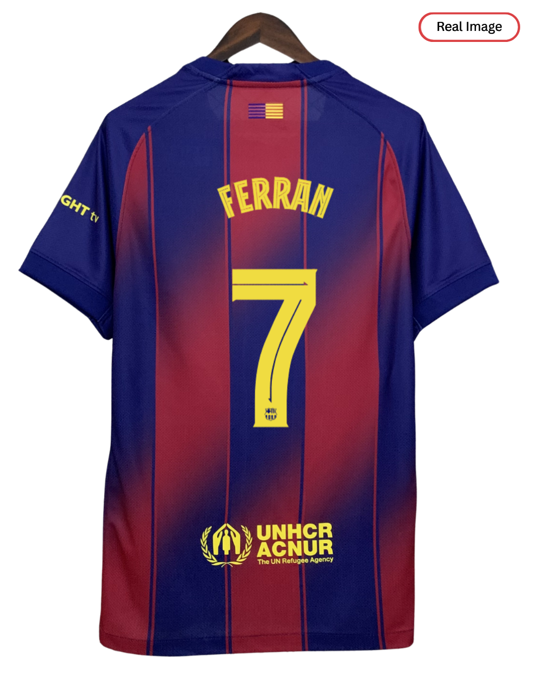 Barcelona FERRAN #7 2025/26 Jersey Home Edition- Spotify Logo Only