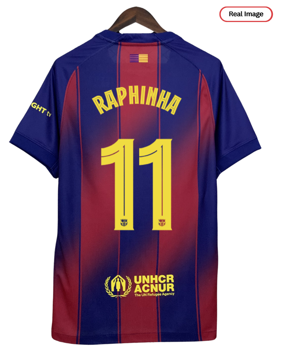 Barcelona RAPHINHA #11 2025/26 Jersey Home Edition - Spotify Logo Only