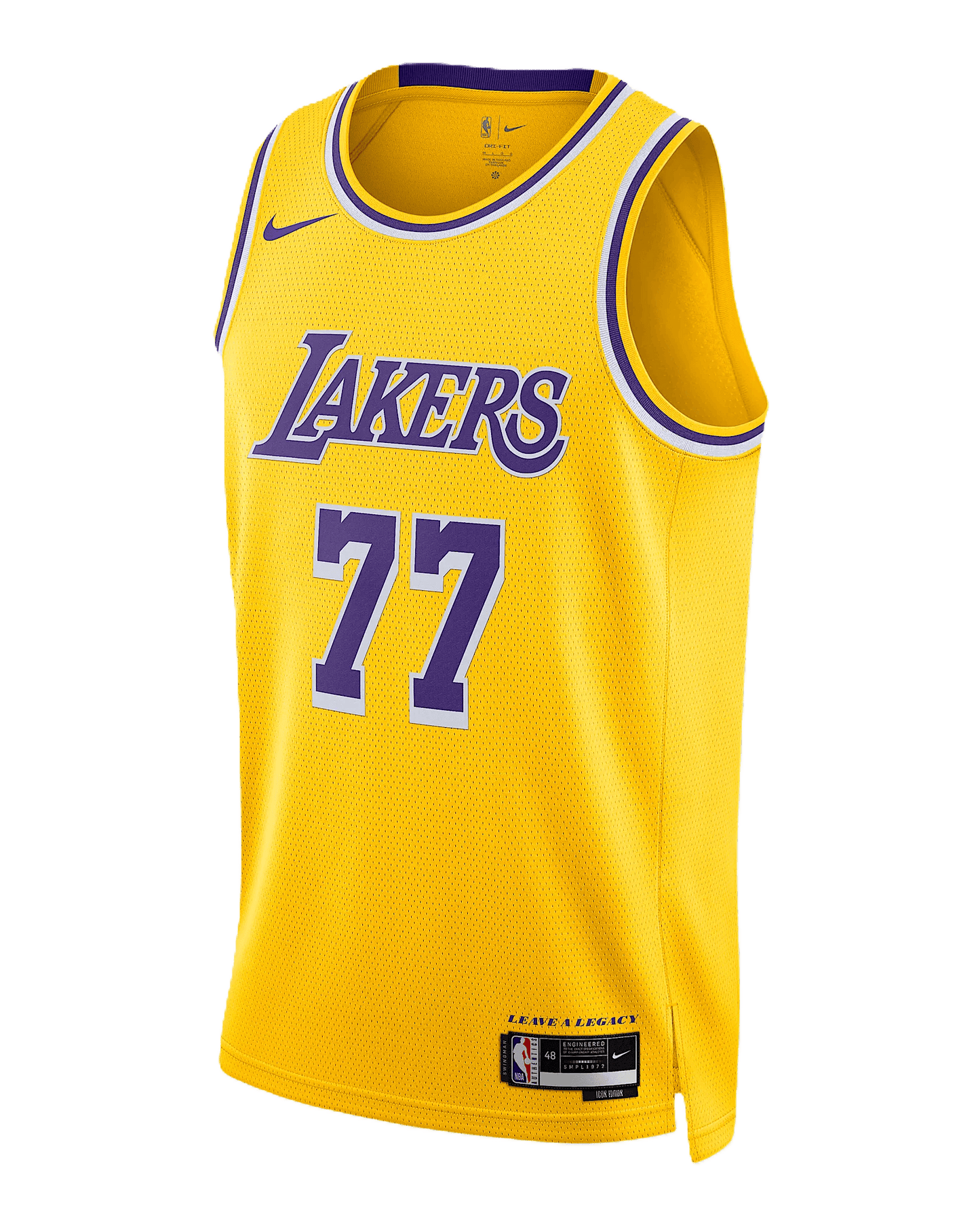Fans Galaxy | Luka Doncic #77 Los Angeles Lakers 2023-24 Jersey - Icon Edition | €42.00