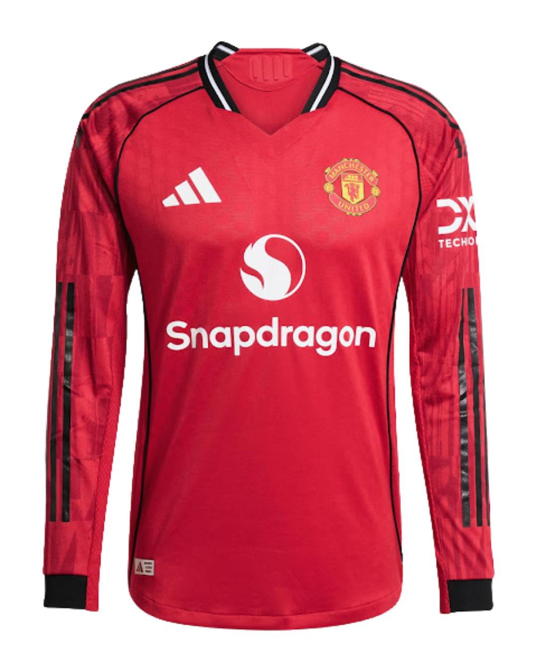 Manchester United 2025/26 Long Sleeve Jersey Home Edition