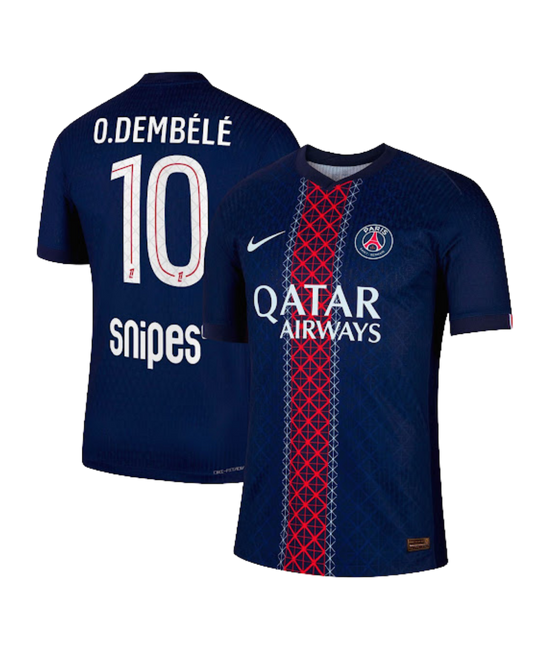 Paris Saint Germain O. DEMBELE #10 2025/26 Jersey Home Edition