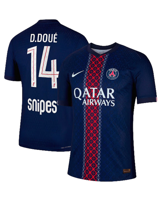 Paris Saint Germain Desire Doue #14 2025/26 Jersey Home Edition