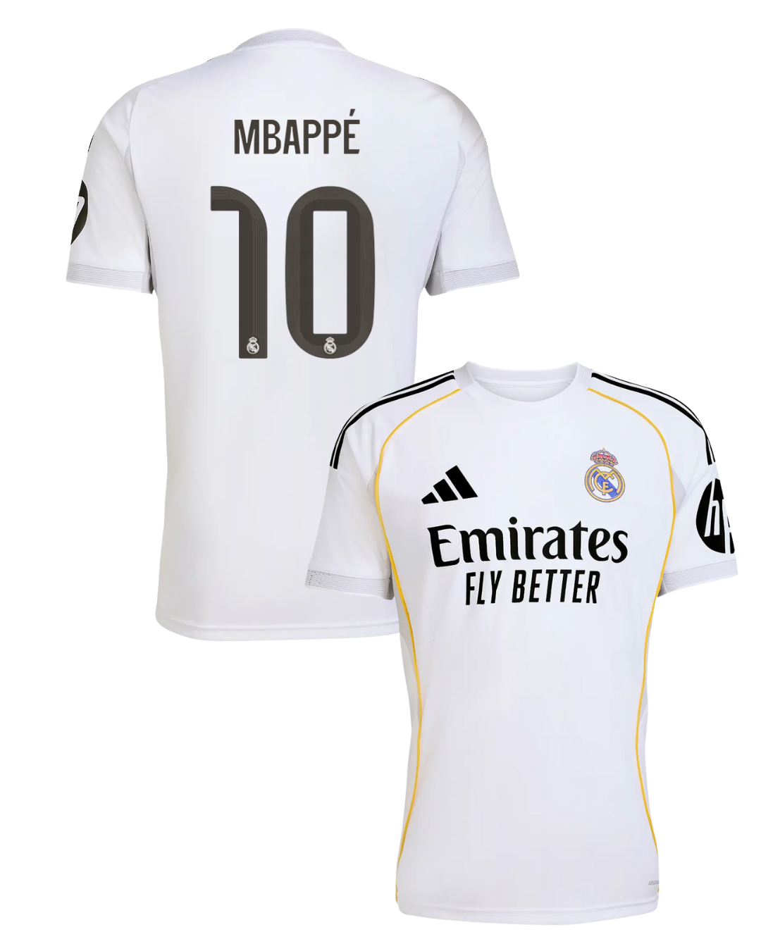 Real Madrid MBAPPE #10 2025/26 Jersey Home Edition