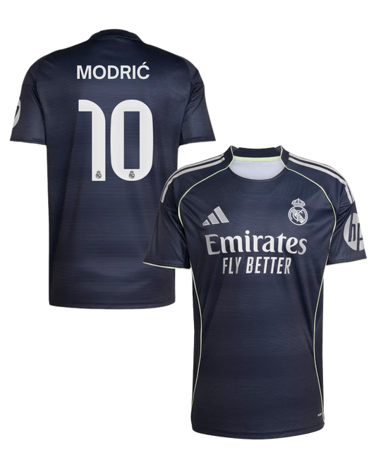 Real Madrid MODRIĆ #10 2025/26 Jersey Away Edition