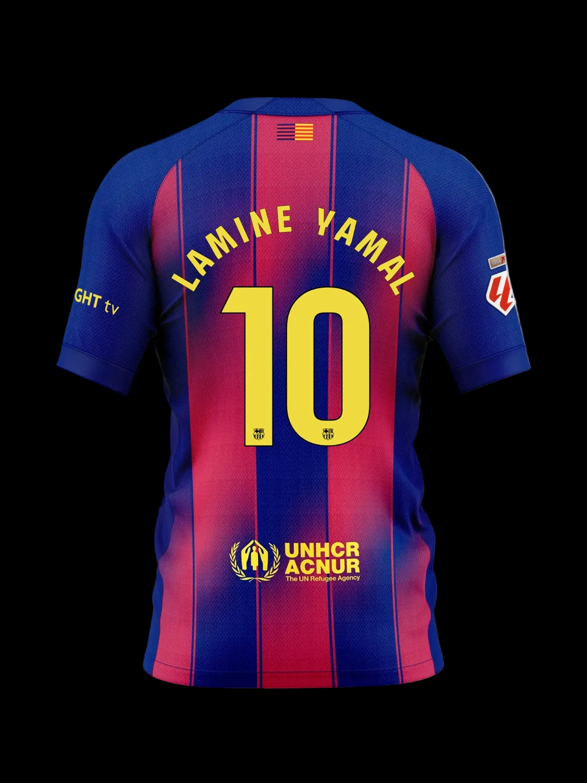 Barcelona LAMINE YAMAL #10 2025/26 Home Special Edition Ed Sheeran - back