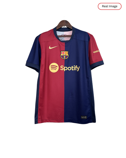 Barcelona LAMINE YAMAL #19 2024-25 Jersey Home Edition - Spotify Full Logo