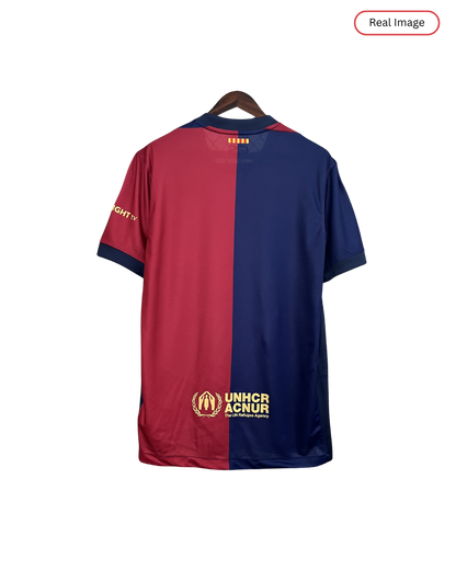 Barcelona 2024/25 Jersey Home Edition - Spotify Logo and Text