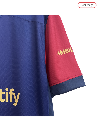 Barcelona LAMINE YAMAL #19 2024-25 Jersey Home Edition - Spotify Full Logo
