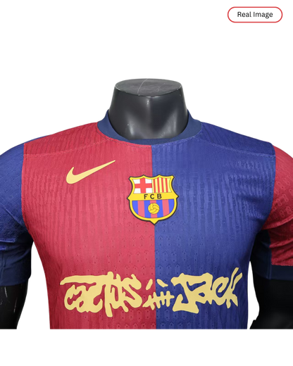 Barcelona LAMINE YAMAL #19 2024-25 Jersey Home Edition- TRAVIS SCOTT