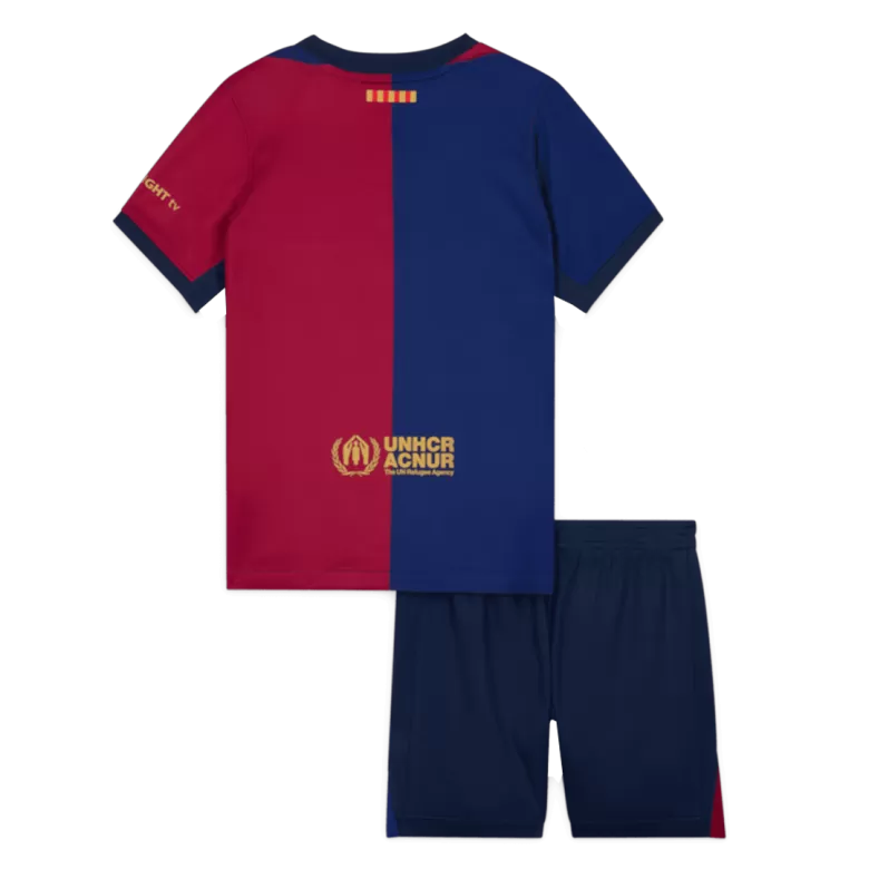 Kids Barcelona 2024/25 Home Edition Spotify Logo and Text - Kit