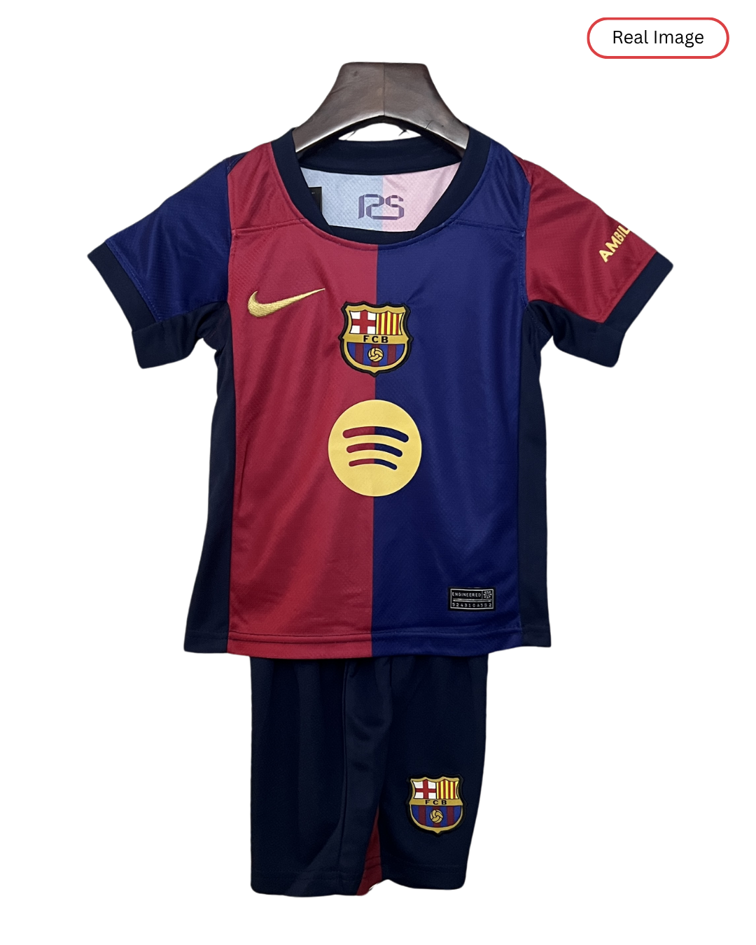 Kids Barcelona 2024/25 Home Edition Spotify Logo Only - Kit