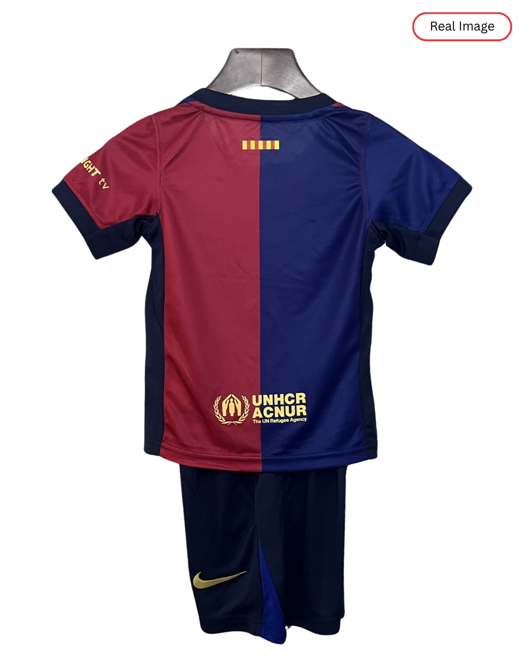 Kids Barcelona 2024/25 Home Edition Spotify Logo Only - Kit