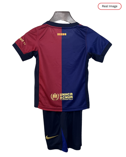 Kids Barcelona 2024/25 Home Edition Spotify Logo Only - Kit
