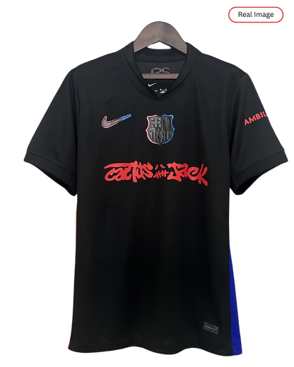 Barcelona LEWANDOWSKI #9 2024-25 Jersey Away Edition- TRAVIS SCOTT