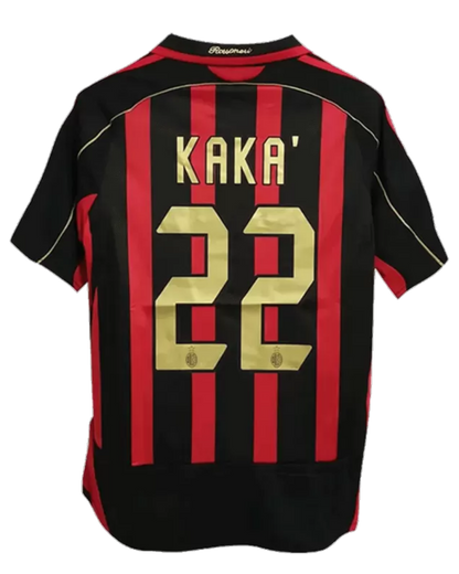 AC Milan KAKA' #22 2006/07 Jersey Home Edition - Retro