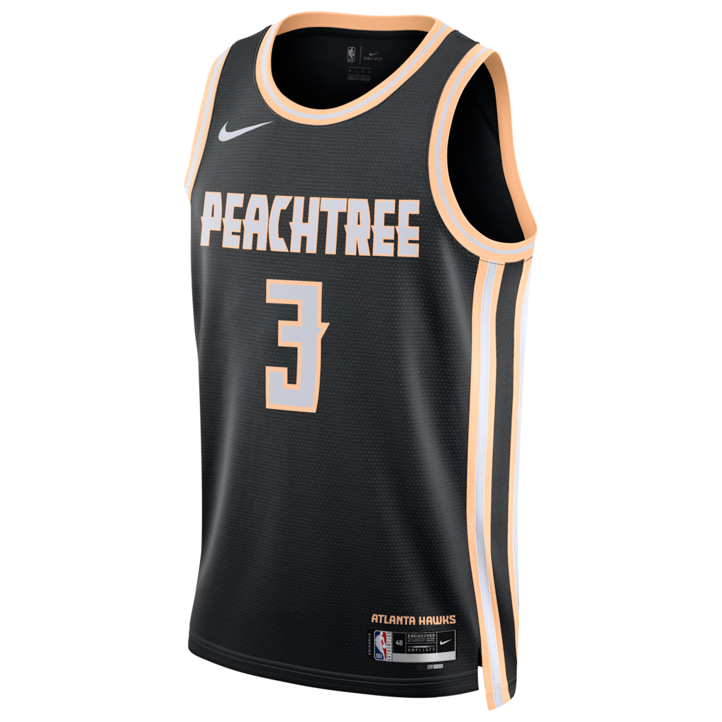 Atlanta Hawks CJ McCollum #3 2025/26 Jersey - City Edition