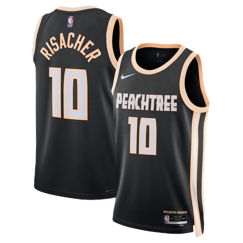 Atlanta Hawks Zaccharie Risacher #10 2025/26 Jersey - City Edition