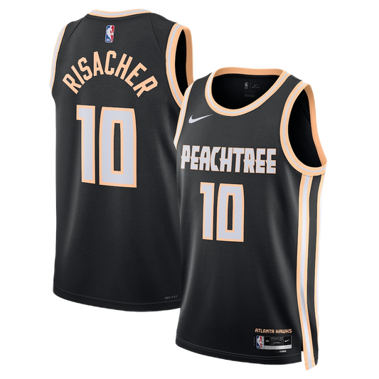 Atlanta Hawks Zaccharie Risacher #10 2025/26 Jersey - City Edition