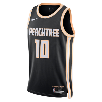 Atlanta Hawks Zaccharie Risacher #10 2025/26 Jersey - City Edition