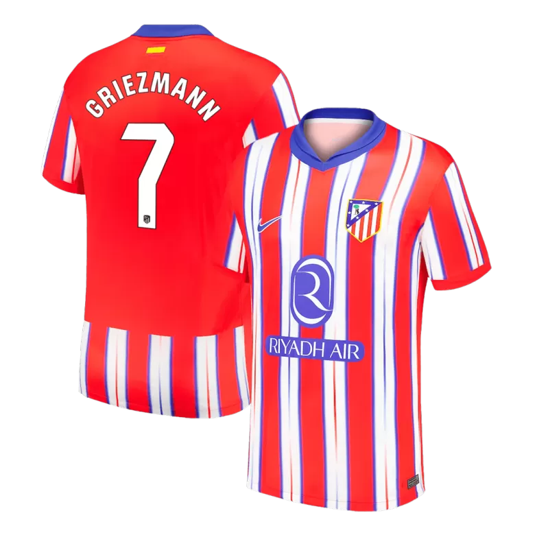 Atletico Madrid GRIEZMANN #7 2024/25 Jersey Home Edition