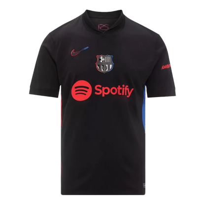 Barcelona RAPHINHA #11 2024/25 Jersey Away Edition - Spotify Logo and Text