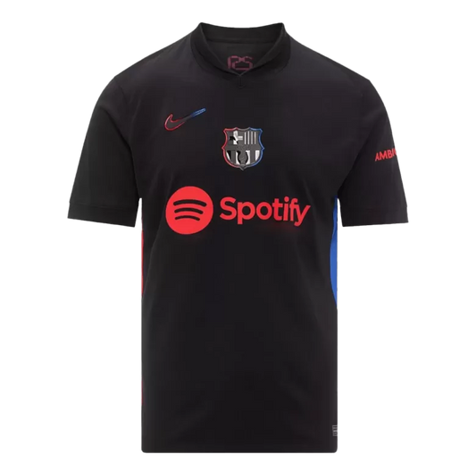 Barcelona 2024/25 Jersey Away Edition - Spotify Logo and Text