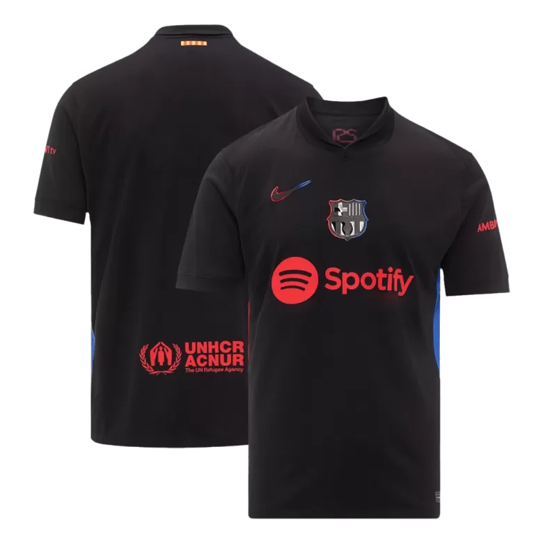 Barcelona 2024/25 Jersey Away Edition - Spotify Logo and Text