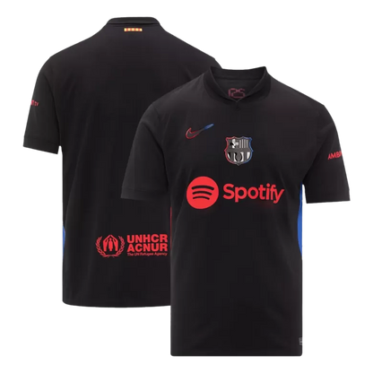 Barcelona 2024/25 Jersey Away Edition - Spotify Logo and Text