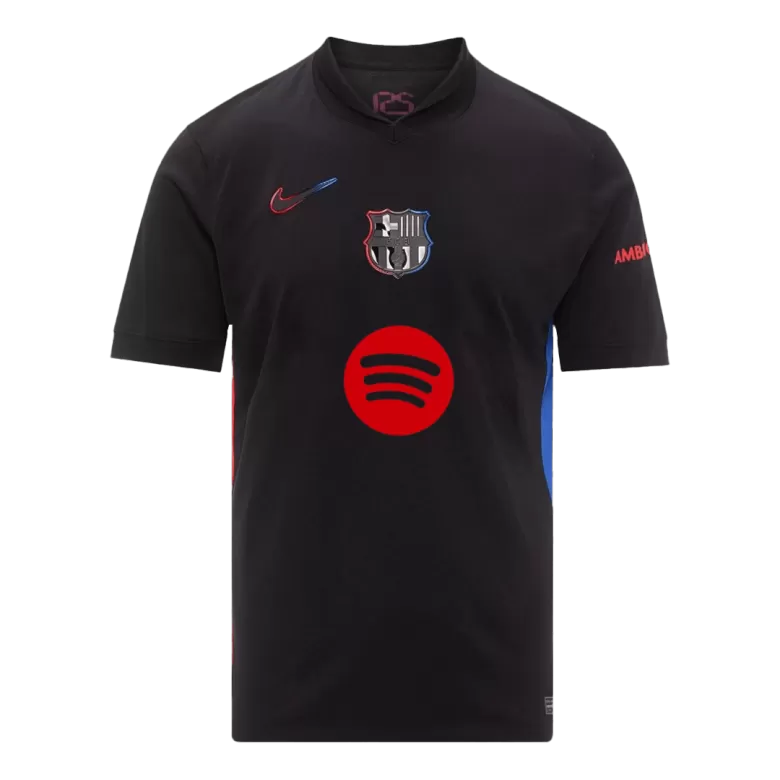 Barcelona LAMINE YAMAL #19 2024-25 Jersey Away Edition- Spotify Logo and Text