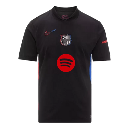 Barcelona LAMINE YAMAL #19 2024-25 Jersey Away Edition- Spotify Logo and Text