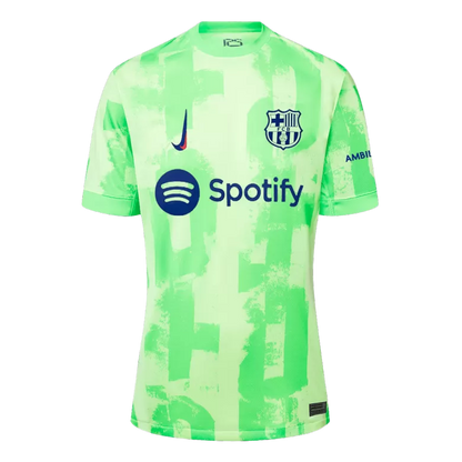 Barcelona RAPHINHA #11 2024/25 Jersey Third Away Edition - Spotify Logo and Text