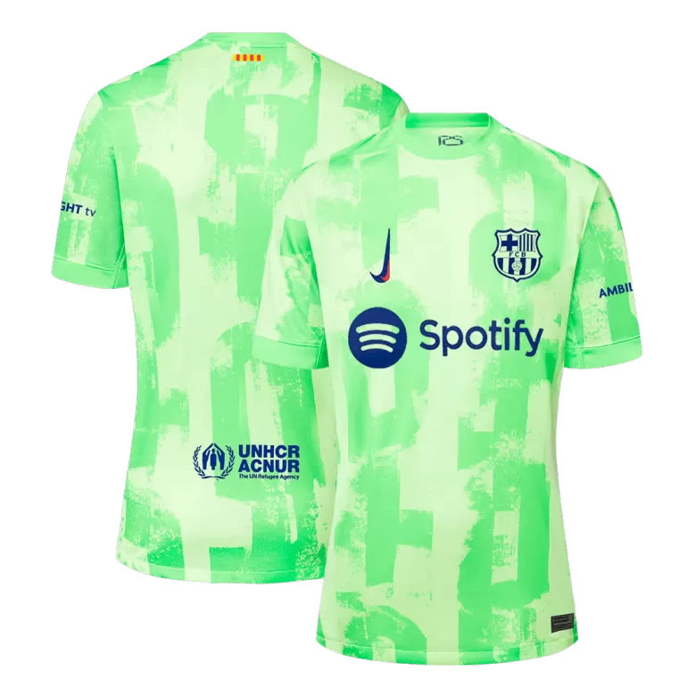 Barcelona 2024/25 Jersey Third Away Edition - Spotify Logo and Text