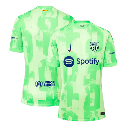 Barcelona 2024/25 Jersey Third Away Edition - Spotify Logo and Text